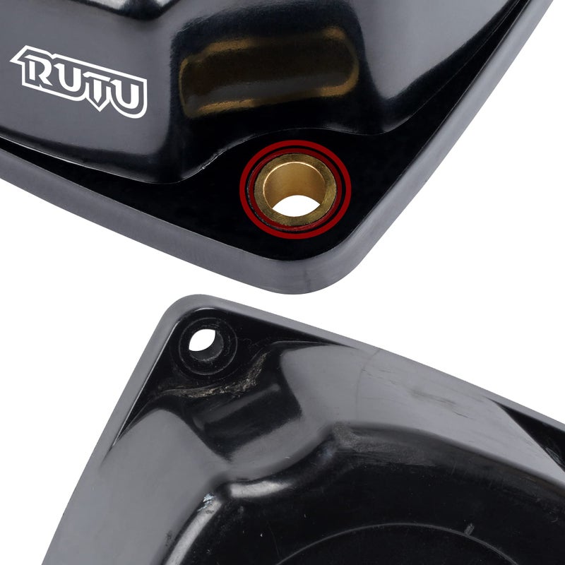 RUTU 63022 Pull Start Starter Recoil Replacement for 52cc 2HP Earth Auger, 43cc 49cc 52cc Pocket Bike Gas Petrol Scooter X1 X2 X8 - Upgraded Wheel Core & Recoil Spring, Thick Housing, Aluminum Gasket - Image 4